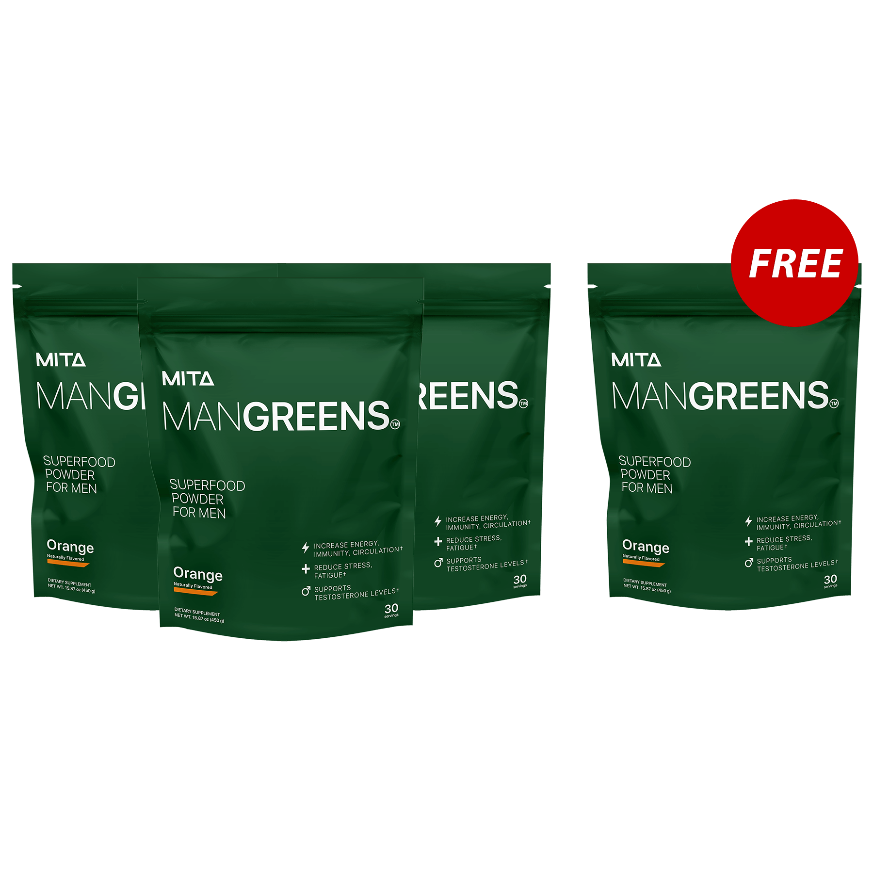 Man Greens - Buy 3, Get 1 FREE
