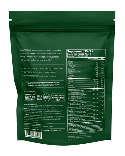 Man Greens Superfood Powder