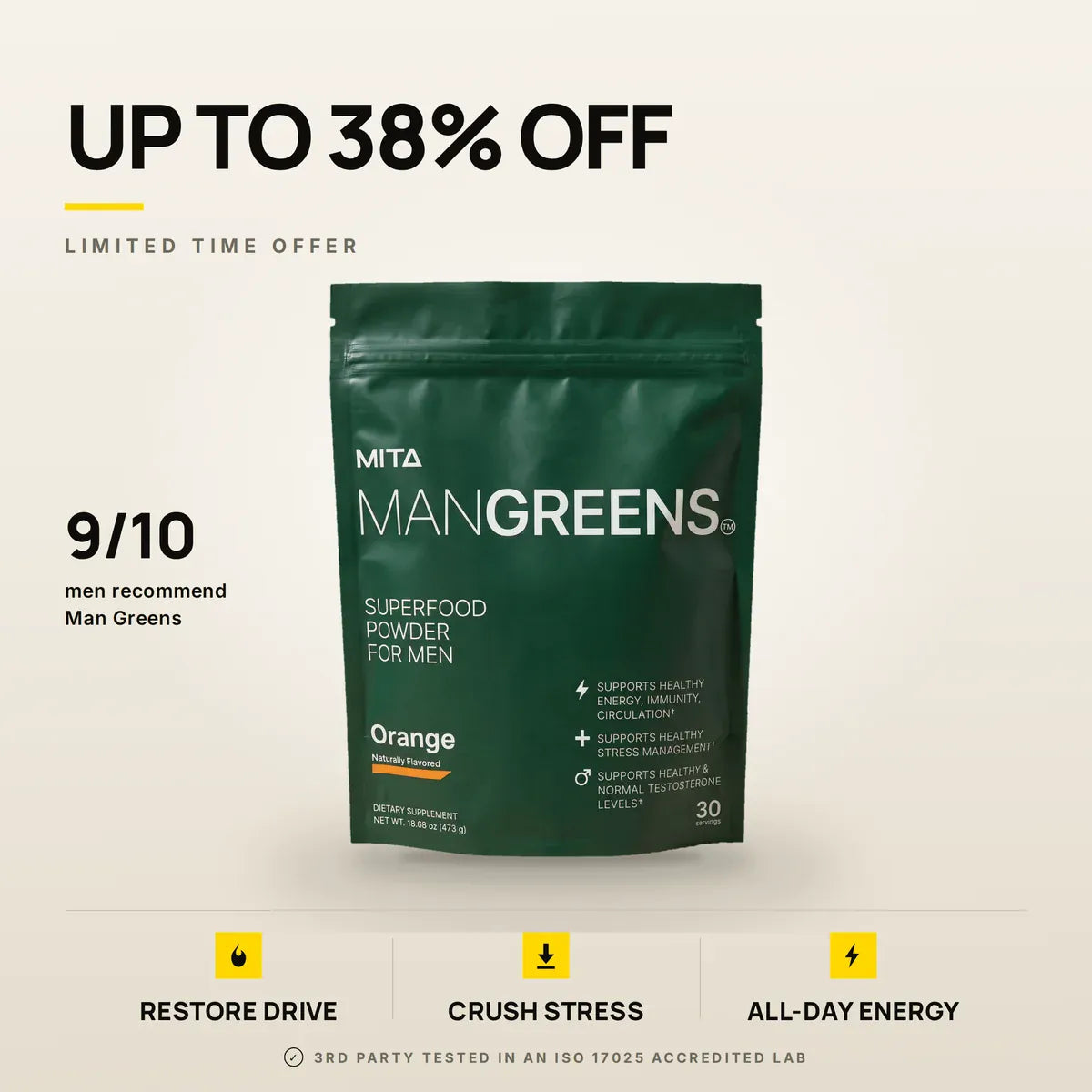 Man Greens Superfood Powder