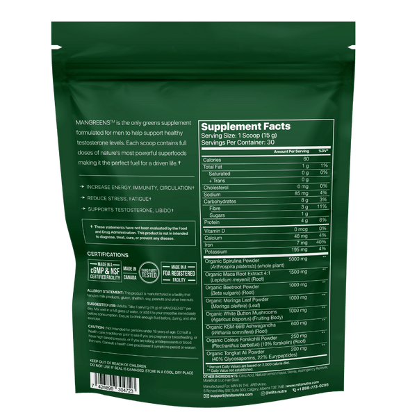 Man Greens Superfood Powder