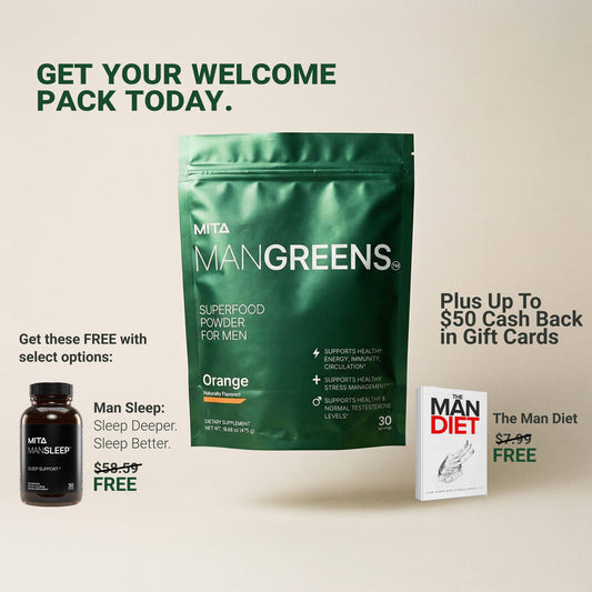 Man Greens Welcome Offer